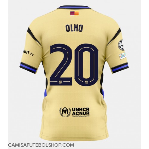 Camisa de time de futebol Barcelona Dani Olmo #20 Replicas 2º Equipamento 2025-26 Manga Curta